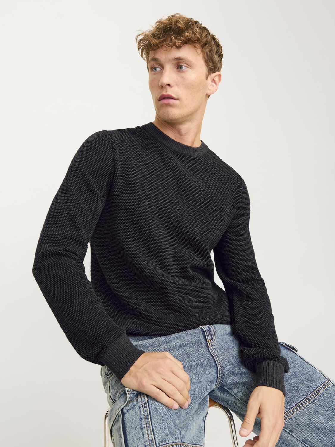 JJEGLOBE KNIT CREW NECK